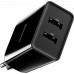 Φορτιστής Χωρίς Καλώδιο με 2 Θύρες USB-A 10.5W Μαύρος (CCFS-R01) Baseus 