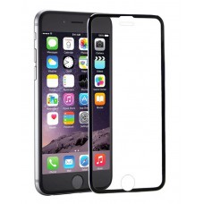 3D Full Face για iPhone 6, Tempered Glass ,titanium, Black,POWERTECH 