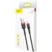 Baseus Cafule Braided USB to Lightning Cable Black/Red 1m (CALKLF-B19) 2.4A