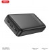 XO PB313 Powerbank 20000mAh Μαύρο