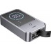 Powerbank 10000 mAh 2,4A 18W με λειτουργία εκκίνησης αυτοκινήτου Hoco QS7 μεταλλικό γκρι