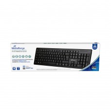  MediaRange Multimedia Keyboard, Wireless (Black) (MROS111-GR)
