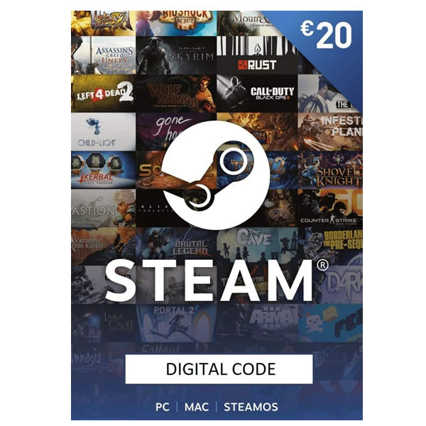 Steam Card 20€ Prepaid Card