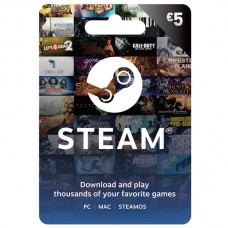 Steam Card 5€ – Prepaid Card